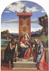 CARACCIOLO, Giovanni Battista The Virgin and Child between John the Baptist and Mary Magdalen (mk05) oil painting image
